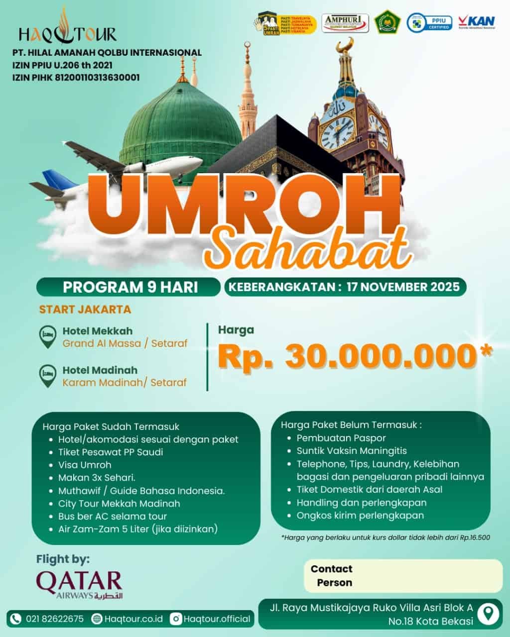 Umroh Sahabat November