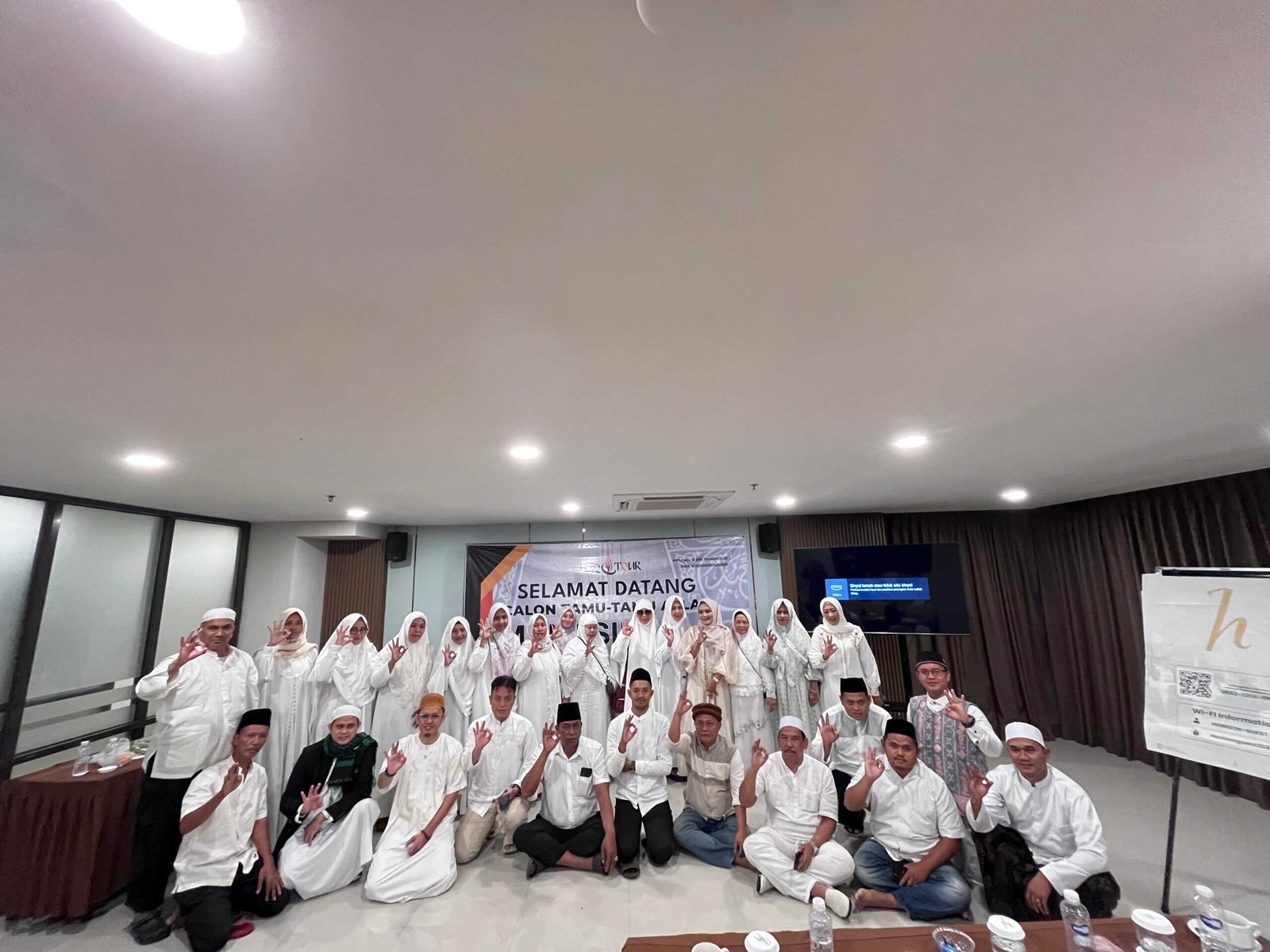 Potret kebersamaan jamaah haji