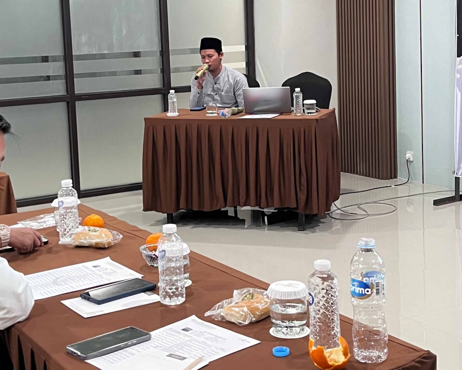 Pembacaan tilawatul Qur'an oleh Ust. Moh Rifky Khoerul